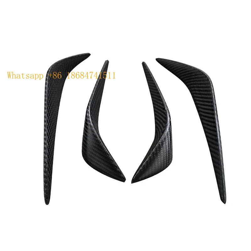 Carbon Fiber Front Bumper Wind Knife Canards Model 3 Highland 2024-2025 Splitter Spoiler
Carbon Fiber Front Bumper Wind Knife Canards Model 3 Highland 2024-2025 Splitter Spoiler
