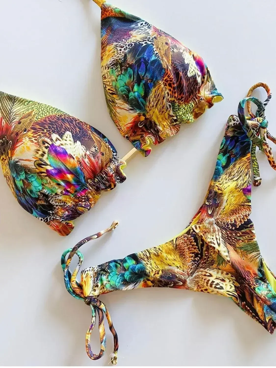 RUOTONGSEPT 2023 Popular Womens Beachwear Sexy Bikinis Set Hot Sport Swimwear Push-Up Padded Swimsuit Exquisite Bather Swimwear
RUOTONGSEPT 2023 Popular Womens Beachwear Sexy Bikinis Set Hot Sport Swimwear Push-Up Padded Swimsuit Exquisite Bather Swimwear