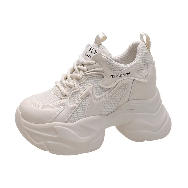 Women Spring non-slip Chunky Sneakers Thick Bottom Female Casual Dad Shoe Lace Up 10CM High Platform Vulcanized Shoes Woman
Women Spring non-slip Chunky Sneakers Thick Bottom Female Casual Dad Shoe Lace Up 10CM High Platform Vulcanized Shoes Woman
