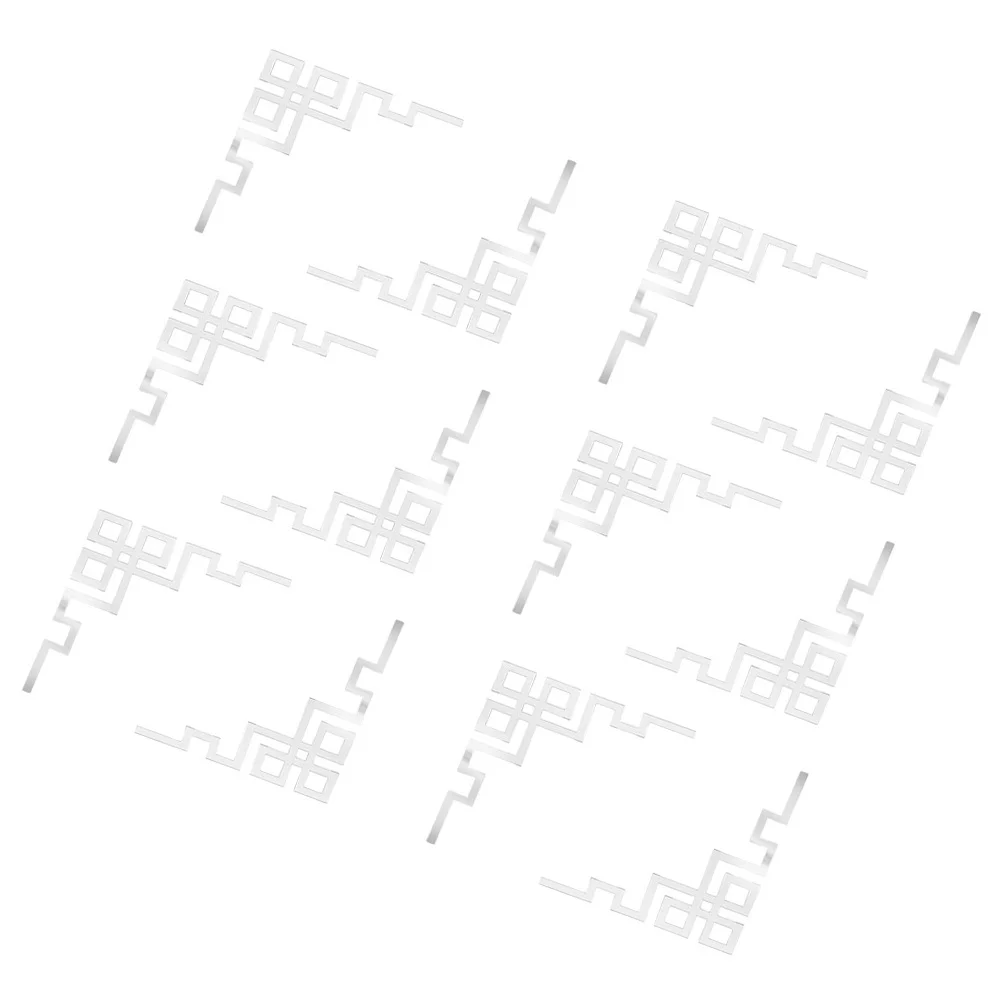 12Pcs Acrylic Mirror Wall Corner Decals Lightweight Durable Self Adhesive Decorative Wall Stickers for Home Mirror Tape Border
12Pcs Acrylic Mirror Wall Corner Decals Lightweight Durable Self Adhesive Decorative Wall Stickers for Home Mirror Tape Border