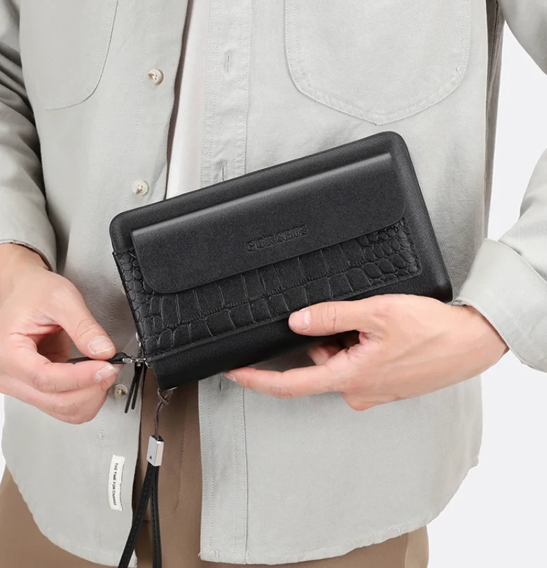 Men's PU Wallet Business Handbag Luxury Men's Handbag
Men's PU Wallet Business Handbag Luxury Men's Handbag