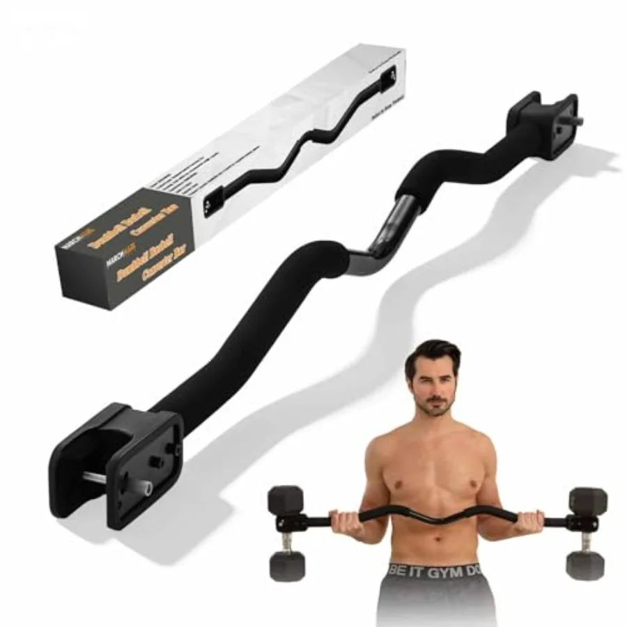 Dumbbell Barbell Converter Bar, Adjutable Dumbbell for Home Gym, Compatible with Most Dumbbells, All-Metal Dumbell to bell Conv
Dumbbell Barbell Converter Bar, Adjutable Dumbbell for Home Gym, Compatible with Most Dumbbells, All-Metal Dumbell to bell Conv