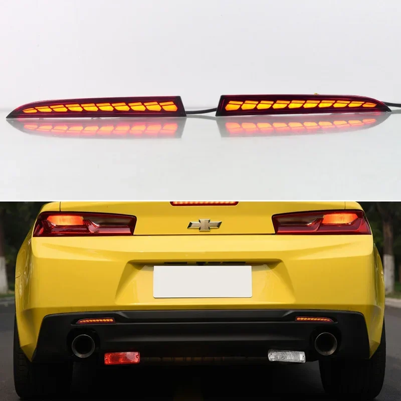 LED Rear Bumper Light For Chevrolet Camaro 2016-2022 3-in-1 Functions Rear Running Light + Turn Signal Reflector + Brake
LED Rear Bumper Light For Chevrolet Camaro 2016-2022 3-in-1 Functions Rear Running Light + Turn Signal Reflector + Brake