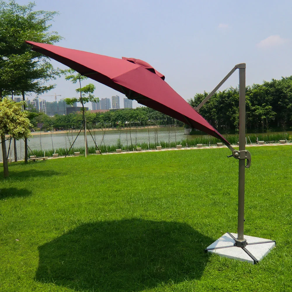2026 Wholesale Cantilever Roman White Umbrella Outdoor Patio Custom logo with Base Windproof Waterproof Wedding Parasol
2026 Wholesale Cantilever Roman White Umbrella Outdoor Patio Custom logo with Base Windproof Waterproof Wedding Parasol