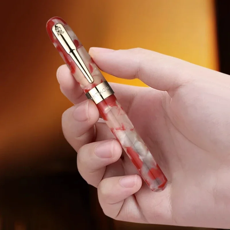 Montagut Acrylic Resin Short Fountain Pen F 0.5MM Portable and Interchangeable Ink Cartridges High-grade Business Birthday Gift
Montagut Acrylic Resin Short Fountain Pen F 0.5MM Portable and Interchangeable Ink Cartridges High-grade Business Birthday Gift