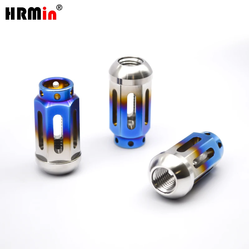 HRMin Gr.5 titanium ball seat wheel lug nut close end M12*1.5*45mm for Honda racing car
HRMin Gr.5 titanium ball seat wheel lug nut close end M12*1.5*45mm for Honda racing car