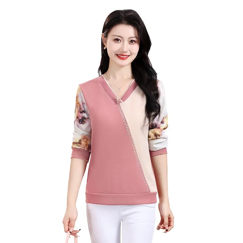 Fashion Women Long Sleeve T-shirt Spring Autumn New Elegant Vintage Female Clothing Loose Korean Bottoming Casual Tops
Fashion Women Long Sleeve T-shirt Spring Autumn New Elegant Vintage Female Clothing Loose Korean Bottoming Casual Tops