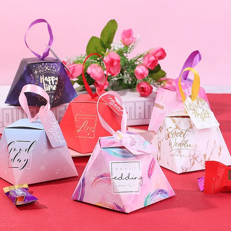 New Diamond Shape Paper Bags Candy Boxes Gift Box Packaging for Baby Shower Party Favors Wedding Decoration Thank You
New Diamond Shape Paper Bags Candy Boxes Gift Box Packaging for Baby Shower Party Favors Wedding Decoration Thank You