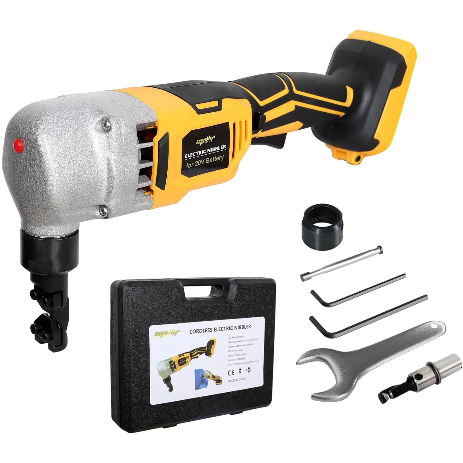 Беспроводной ниблер, совместимый с аккумулятором Dewalt 20 В, резак для листового металла диаметром 18 с бесщеточным двигателем 1200 об/мин. | Замененные лезвия
Беспроводной ниблер, совместимый с аккумулятором Dewalt 20 В, резак для листового металла диаметром 18 с бесщеточным двигателем 1200 об/мин. | Замененные лезвия