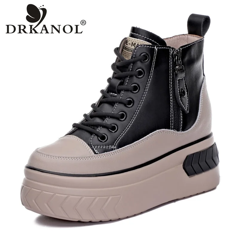 DRKANOL/2023, осенне-зимние теплые ботильоны для женщин, разноцветные хлопковые ботинки из воловьей кожи на толстой подошве, увеличивающие рост на платформе
DRKANOL/2023, осенне-зимние теплые ботильоны для женщин, разноцветные хлопковые ботинки из воловьей кожи на толстой подошве, увеличивающие рост на платформе