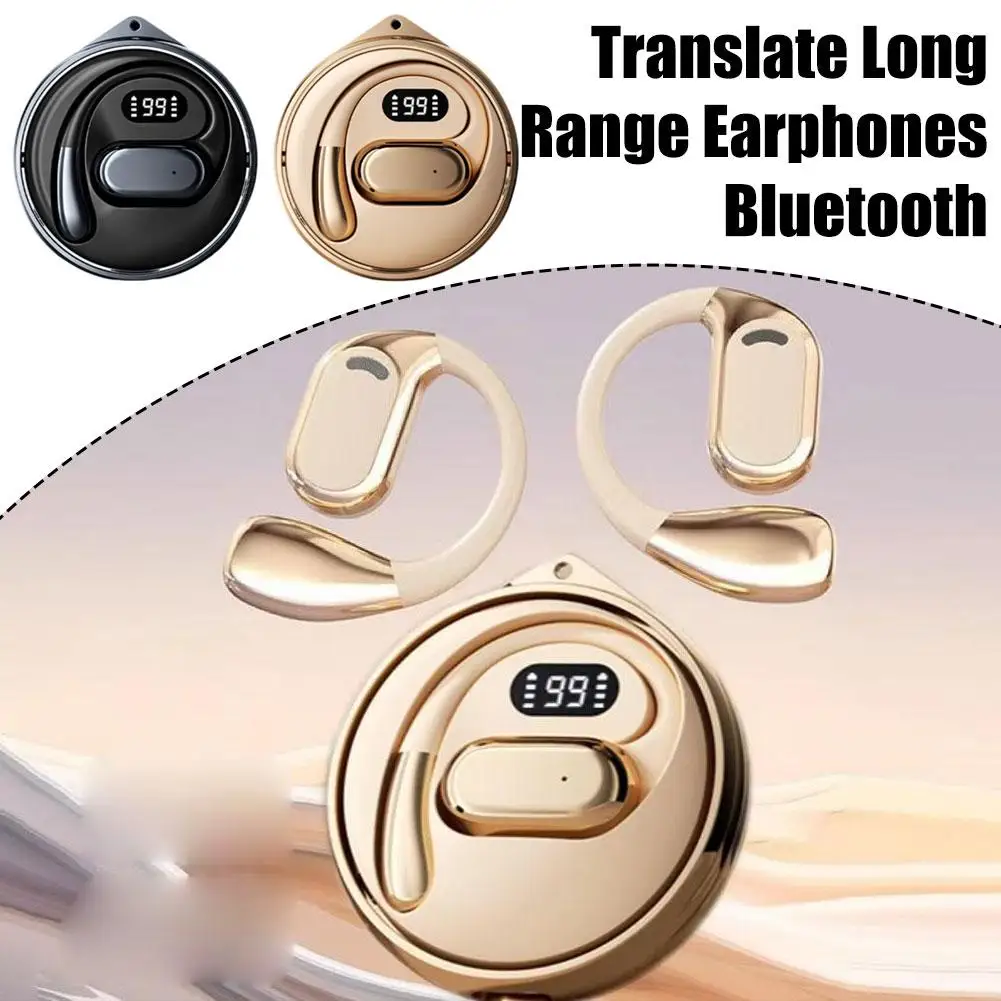 Language Translator Earbuds For D88 AI Translation Earphones Wireless Noise Reduction Rotating Digital Display Screen Long K7J3
Language Translator Earbuds For D88 AI Translation Earphones Wireless Noise Reduction Rotating Digital Display Screen Long K7J3