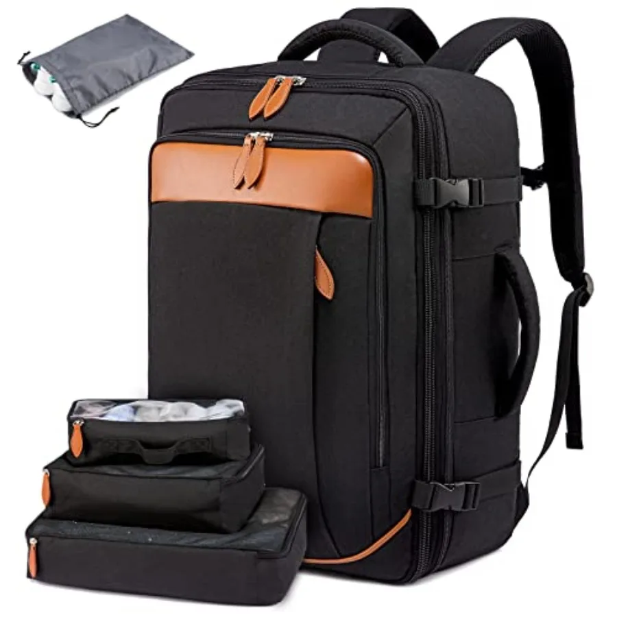 Carry on Backpack, 45L Travel Backpack for Women Men Airline Approved, Expandable Suitcase Backpacks With 4 Packing Cubes, Aer
Carry on Backpack, 45L Travel Backpack for Women Men Airline Approved, Expandable Suitcase Backpacks With 4 Packing Cubes, Aer