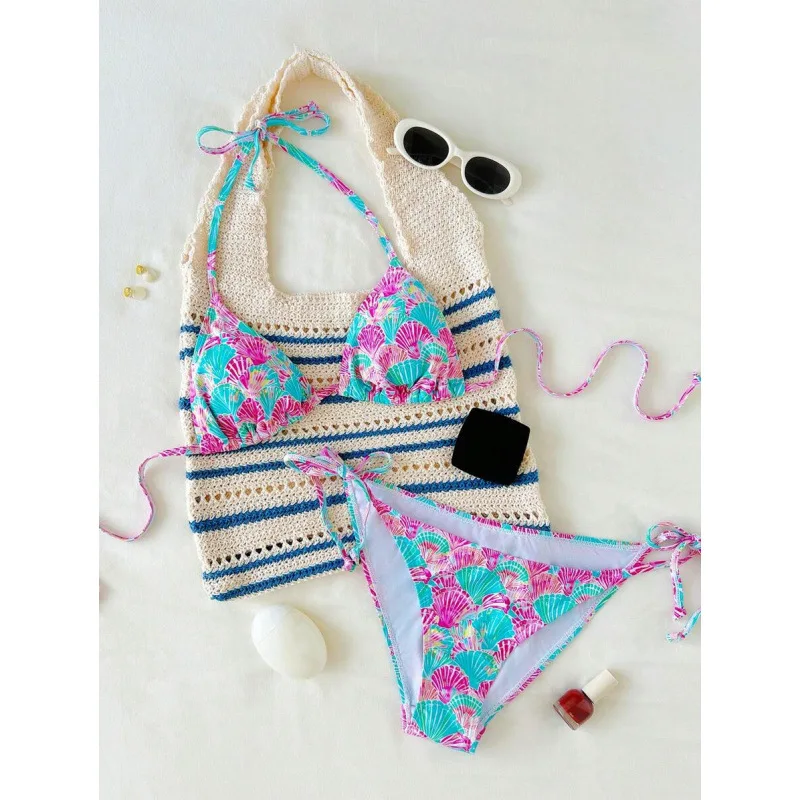 Printed Bikini Neutral Style Casual Pants Floral Patterned Separate Swimsuit Women's Fashion Spring Season Other Material
Printed Bikini Neutral Style Casual Pants Floral Patterned Separate Swimsuit Women's Fashion Spring Season Other Material