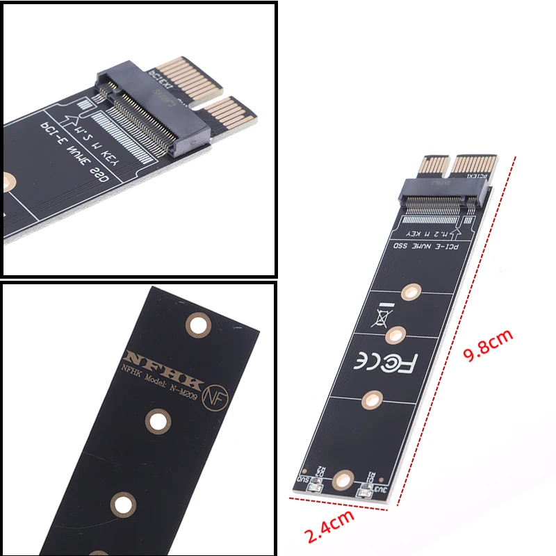 1Pc PCIE to M2 Adapter NVMe SSD M2 PCIE X1 Raiser PCI-E PCI Express M Key Connector Internal Solid State Drive
1Pc PCIE to M2 Adapter NVMe SSD M2 PCIE X1 Raiser PCI-E PCI Express M Key Connector Internal Solid State Drive