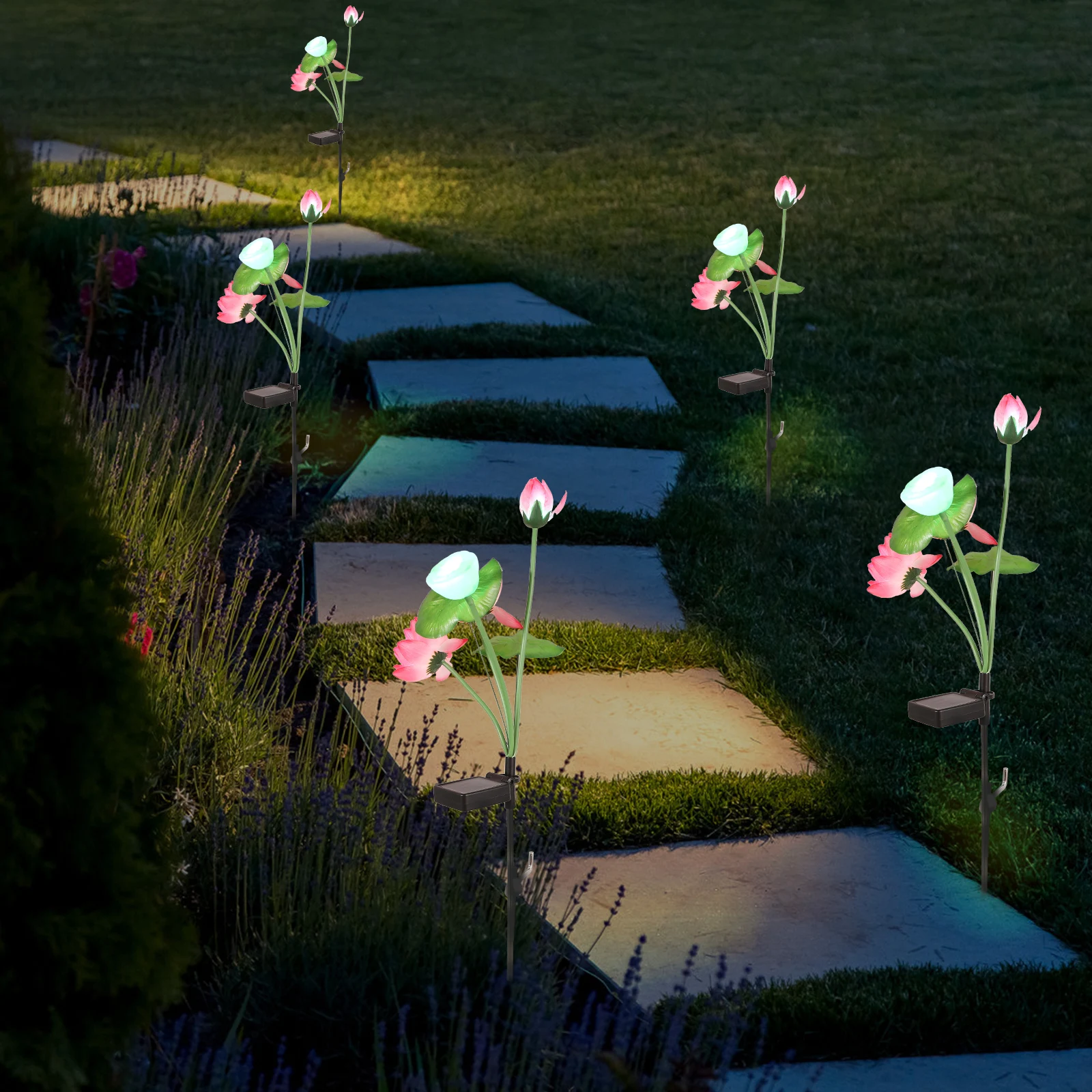 Solar Light Pink Outdoor Garden Light Yard Decor Solar Panel Energy Saving Landscape LightingGarden
Solar Light Pink Outdoor Garden Light Yard Decor Solar Panel Energy Saving Landscape LightingGarden