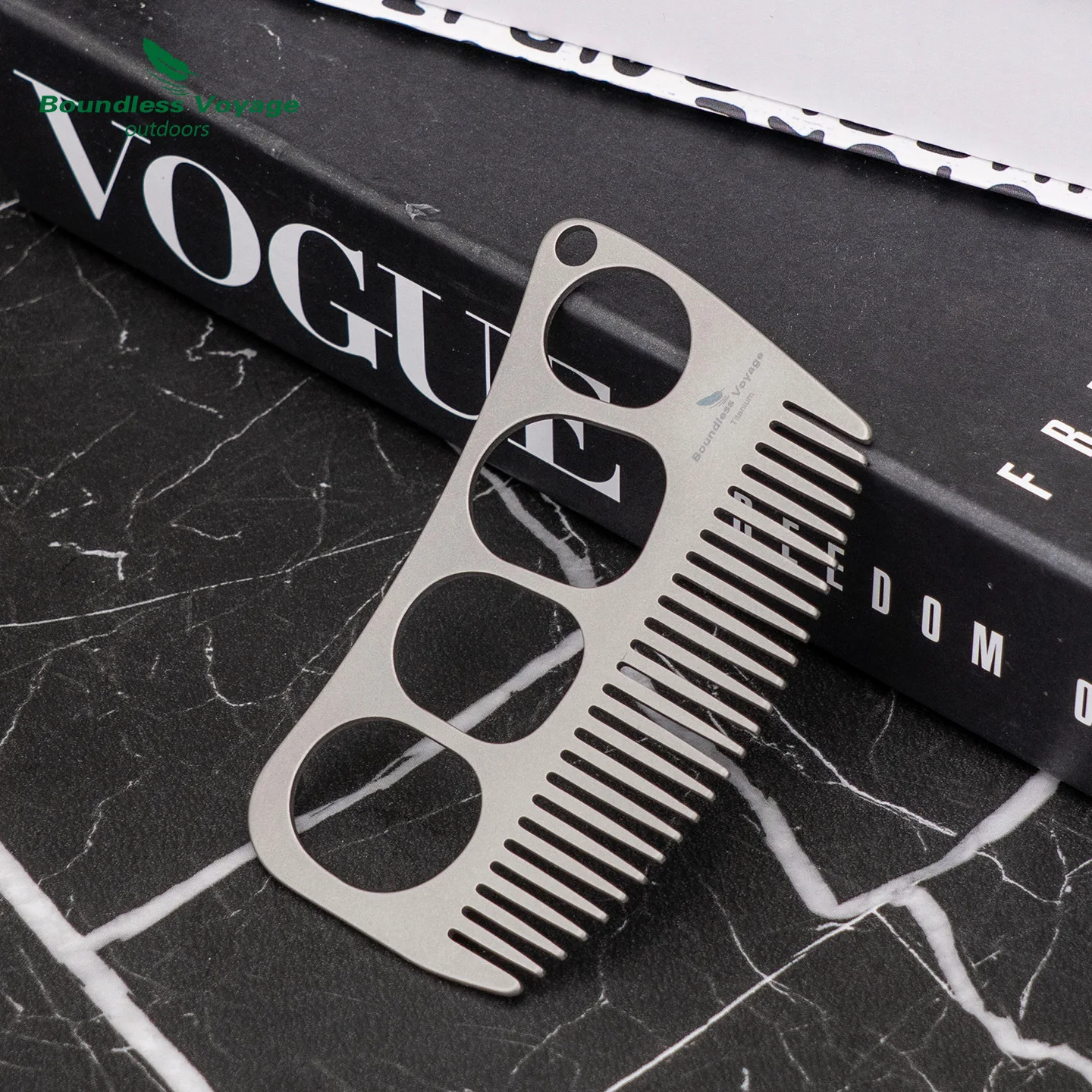 Pure Titanium Comb, Anti-Static, Keychain Ultra Light And Healthy Portable Hair Comb, Beard Comb EDC gadget,A1603
Pure Titanium Comb, Anti-Static, Keychain Ultra Light And Healthy Portable Hair Comb, Beard Comb EDC gadget,A1603