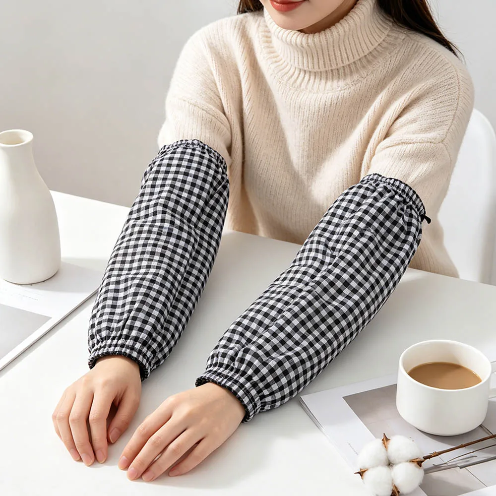 Breathable Cotton Lattice Arm Sleeves Dustproof Antifouling Cooling Sleeves Finger Sleeves Hand Covers Arm Warmer Driving
Breathable Cotton Lattice Arm Sleeves Dustproof Antifouling Cooling Sleeves Finger Sleeves Hand Covers Arm Warmer Driving