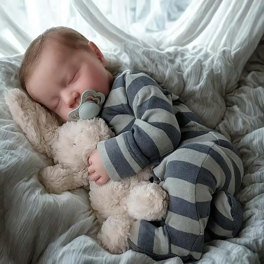 Realistic Reborn Baby Dolls Boy 20 Inches Lifelike Sleeping Newborn Baby Doll With Full Body Vinyl Gift Toy For Kids Age 3+
Realistic Reborn Baby Dolls Boy 20 Inches Lifelike Sleeping Newborn Baby Doll With Full Body Vinyl Gift Toy For Kids Age 3+