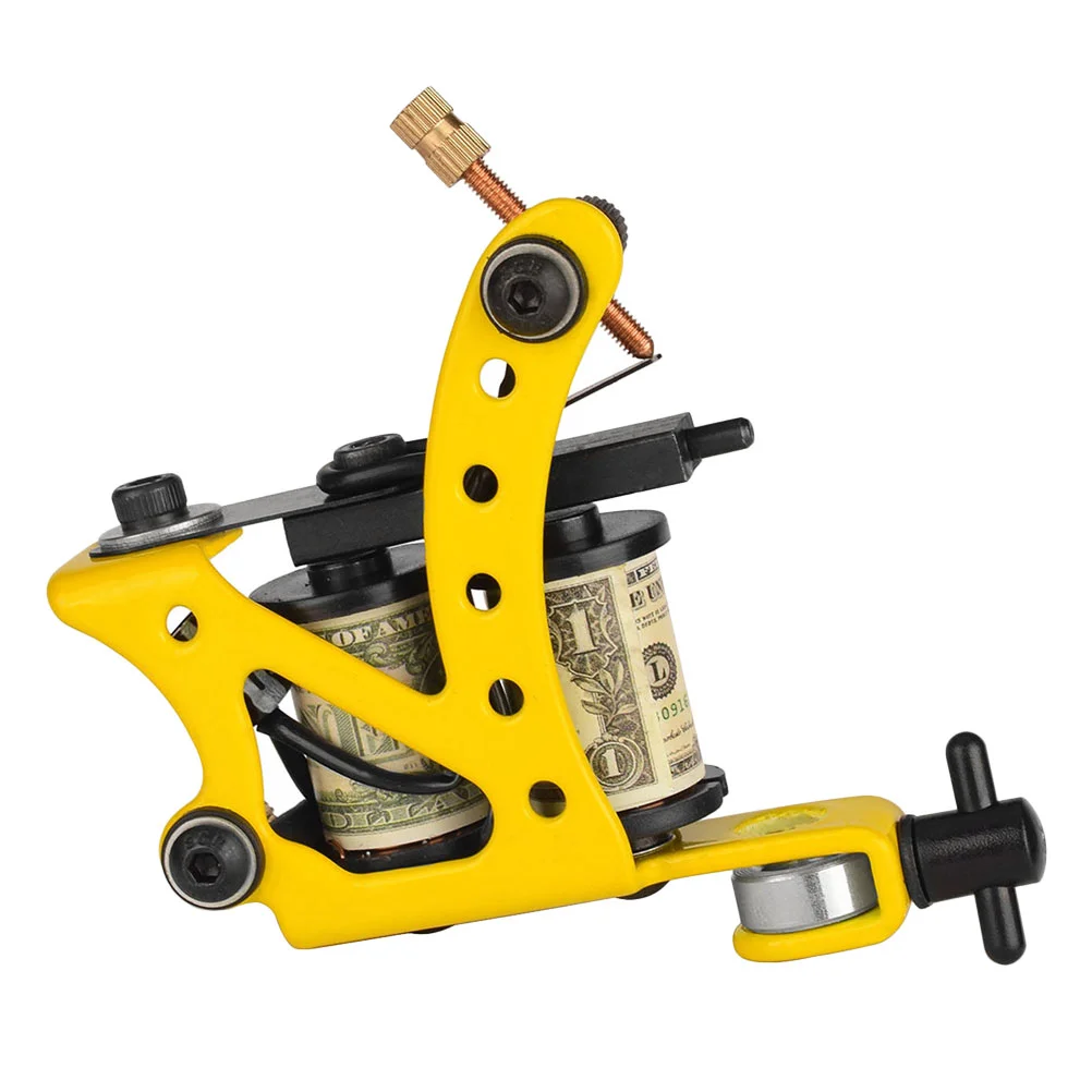 Electroplated Iron Frame Coil Machine Yellow Professional Tattoos Equipment High Power Copper Wire Stable
Electroplated Iron Frame Coil Machine Yellow Professional Tattoos Equipment High Power Copper Wire Stable