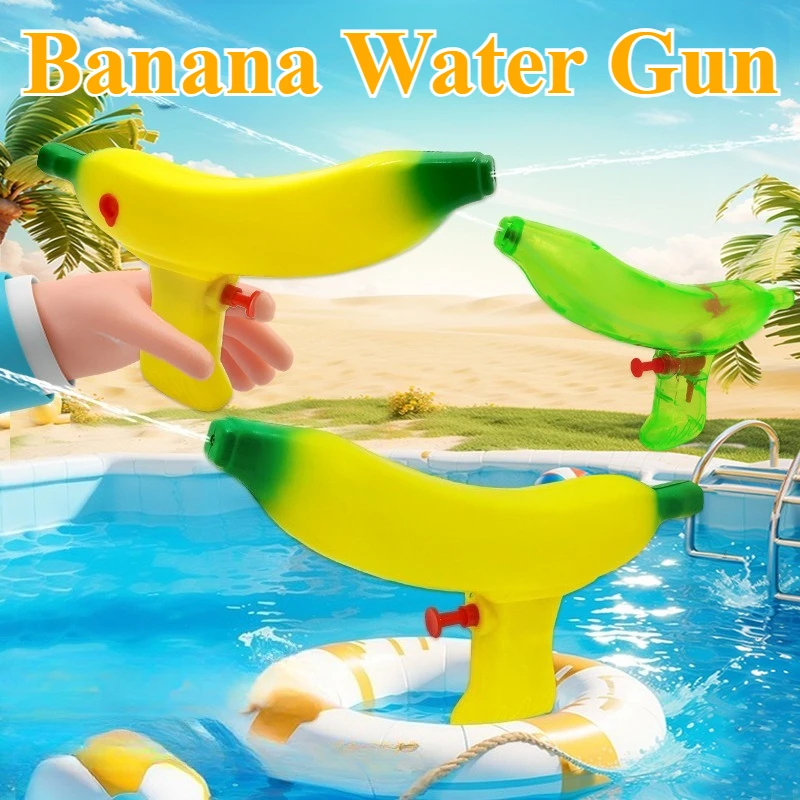 Funny Banana Water Gun Pressing Fruit Gun Summer Pool Play Water Fight Toy for Beach Battle Game Holiday
Funny Banana Water Gun Pressing Fruit Gun Summer Pool Play Water Fight Toy for Beach Battle Game Holiday