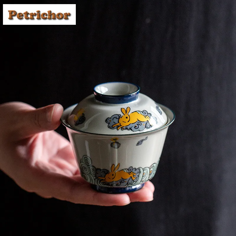 125 мл китайский стиль Golden Rabbit Gaiwan древняя чайная вареная чайная миска с крышкой комплект чая для заваривания чая миска для чайной подставки ремесло
125 мл китайский стиль Golden Rabbit Gaiwan древняя чайная вареная чайная миска с крышкой комплект чая для заваривания чая миска для чайной подставки ремесло