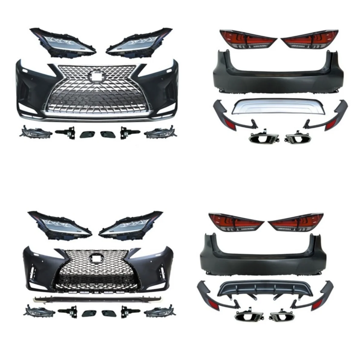 NEW RX Front Bumper Body Kits Front Grille Kits for LEXUS RX OLD to 2016 to 2021
NEW RX Front Bumper Body Kits Front Grille Kits for LEXUS RX OLD to 2016 to 2021
