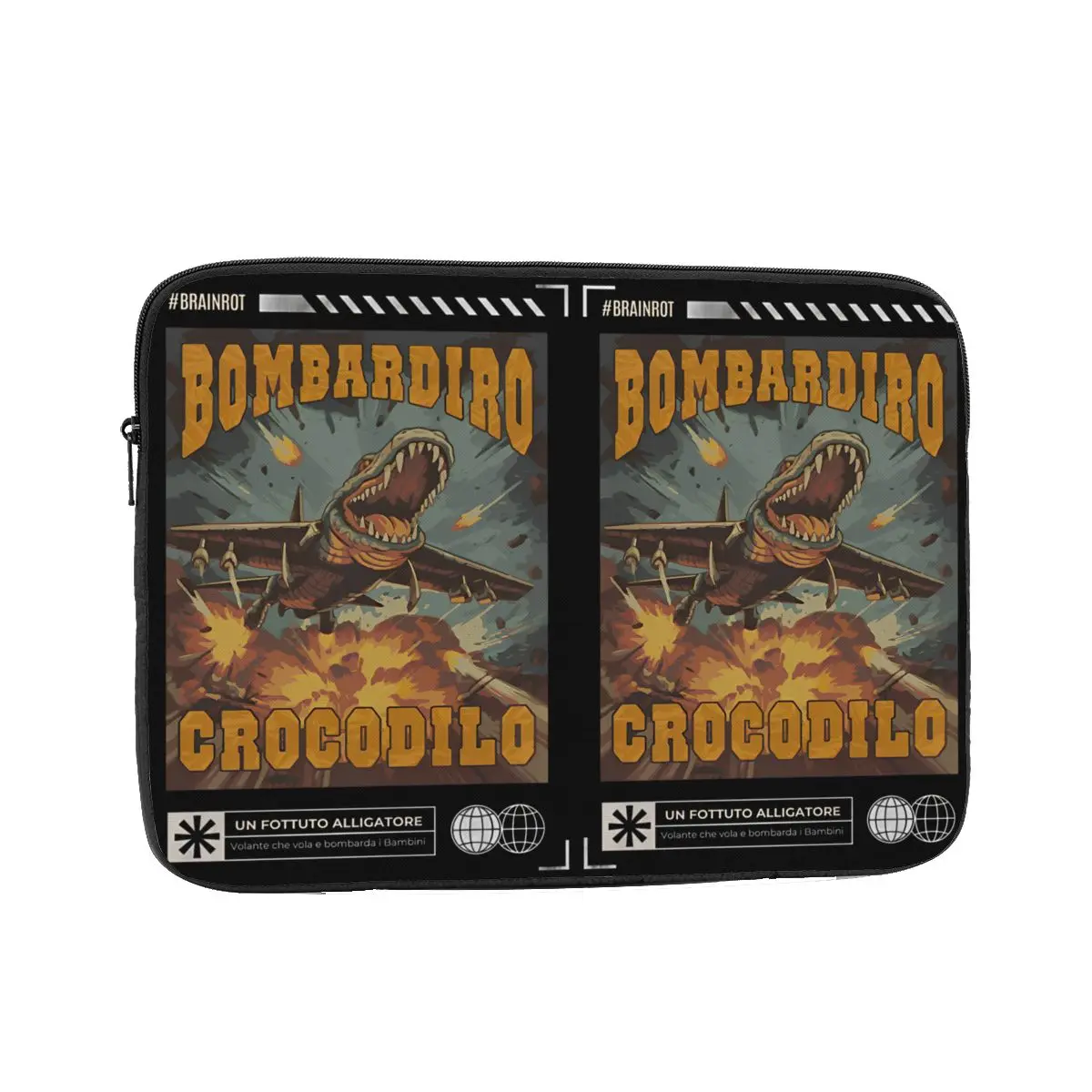 Meme Bombardiro Crocodilo Brainrot 10, 12, 13, 15, 17 дюймов, чехол для ноутбука, сумка для ноутбука, противоударный чехол, сумка
Meme Bombardiro Crocodilo Brainrot 10, 12, 13, 15, 17 дюймов, чехол для ноутбука, сумка для ноутбука, противоударный чехол, сумка