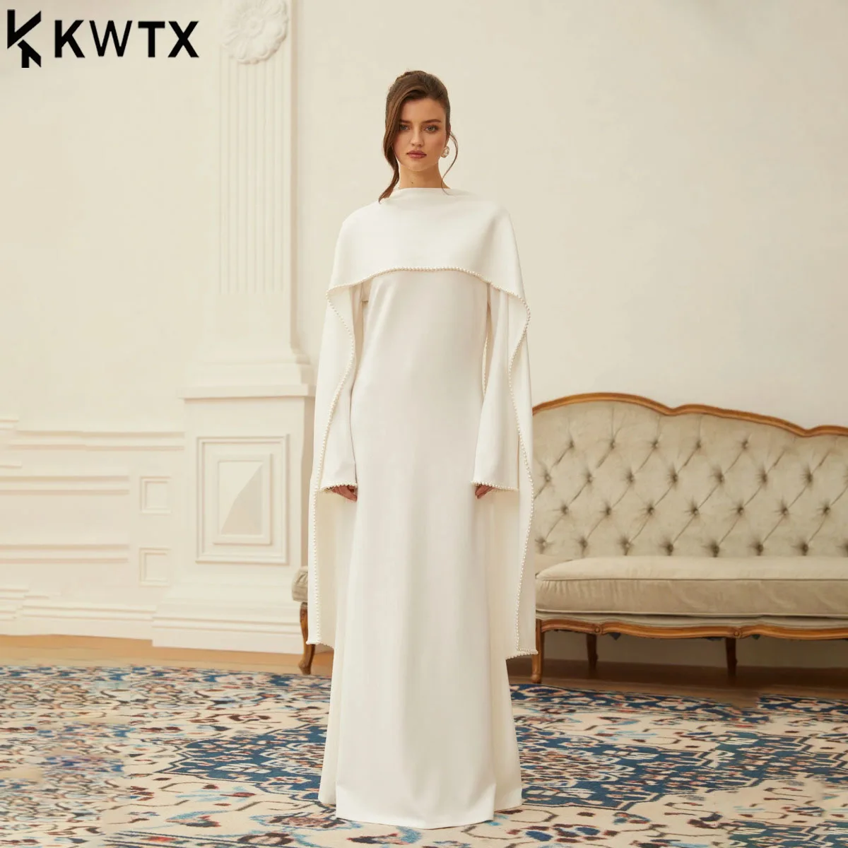 KWTX Elegant Pearl Embellished Wrap Dress Women Minimalist Office Party Street Slim Fit Patchwork Design Spring Summer Chic 2026
KWTX Elegant Pearl Embellished Wrap Dress Women Minimalist Office Party Street Slim Fit Patchwork Design Spring Summer Chic 2026