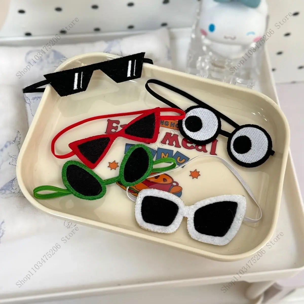 Funny ちいかわ Glasses 10cm Animal Cartoon Cute Fit 10cm Plush Doll Photo Prop Accessories Rubber Band Figure Toys Kids Gifts
Funny ちいかわ Glasses 10cm Animal Cartoon Cute Fit 10cm Plush Doll Photo Prop Accessories Rubber Band Figure Toys Kids Gifts