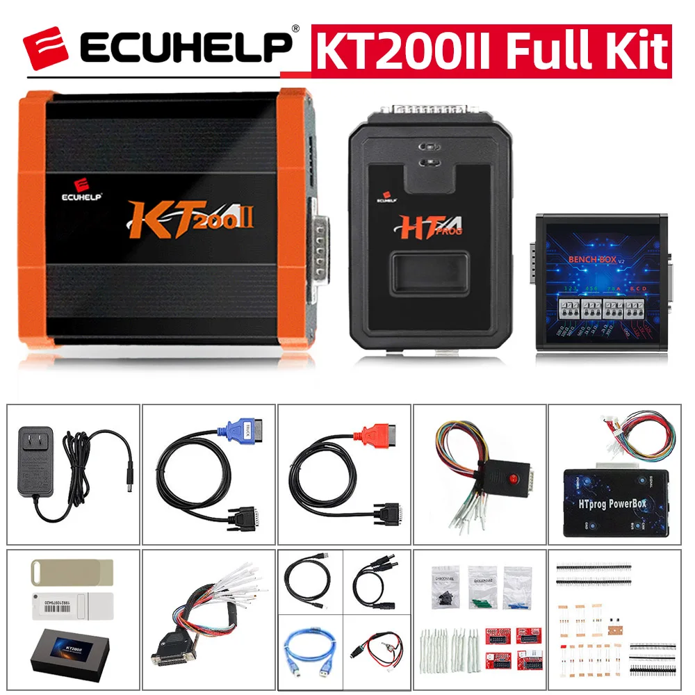 ECU TCU программатор ECUHELP KT200II, полная версия с автономной Рабочей станцией + адаптер клонирования HTprog ECU с блоком питания OBD BDM
ECU TCU программатор ECUHELP KT200II, полная версия с автономной Рабочей станцией + адаптер клонирования HTprog ECU с блоком питания OBD BDM