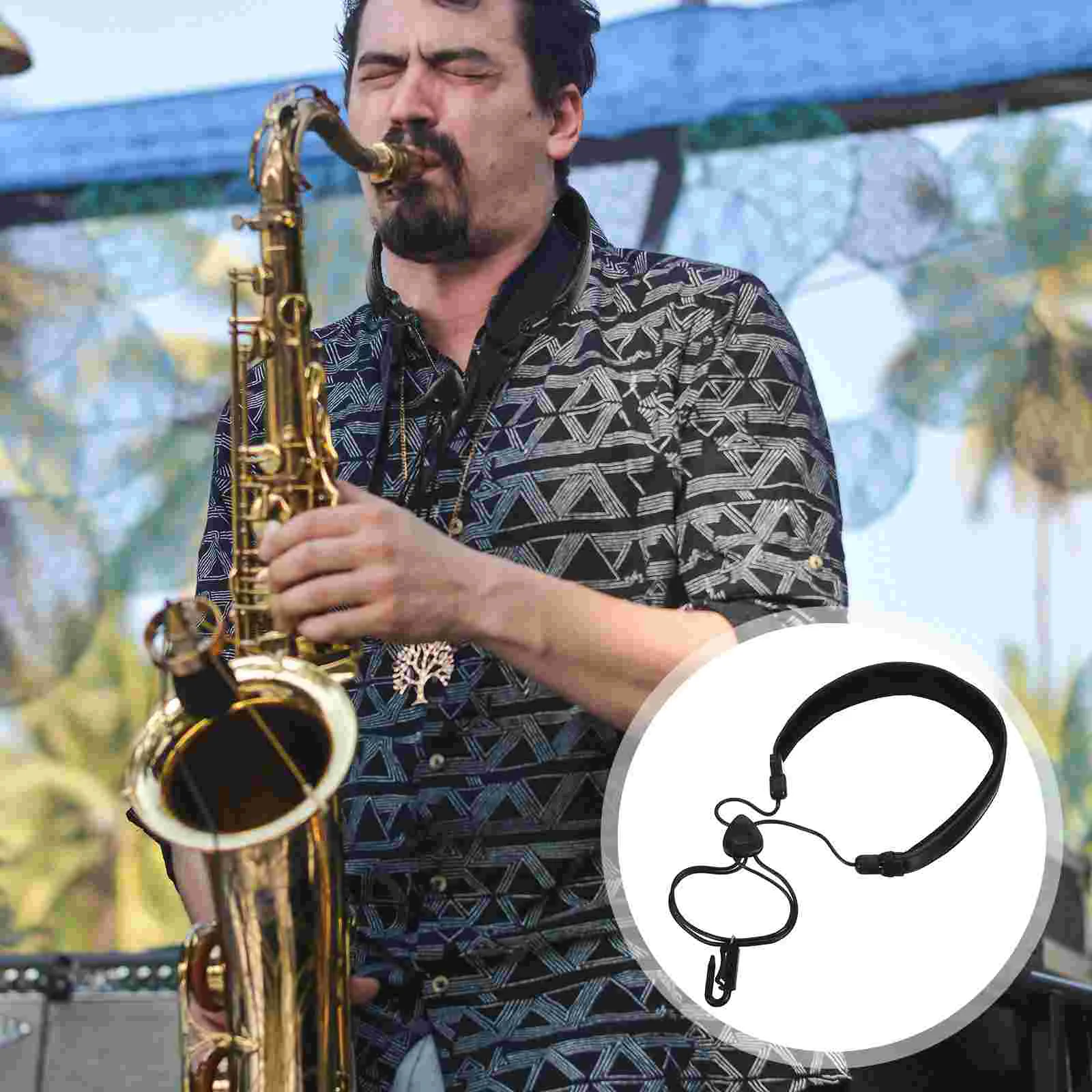Saxophone Strap PU Adjustable Shoulder Belt Relieves Neck Pressure Comfortable Easy Use Excellent Materials Saxophone
Saxophone Strap PU Adjustable Shoulder Belt Relieves Neck Pressure Comfortable Easy Use Excellent Materials Saxophone