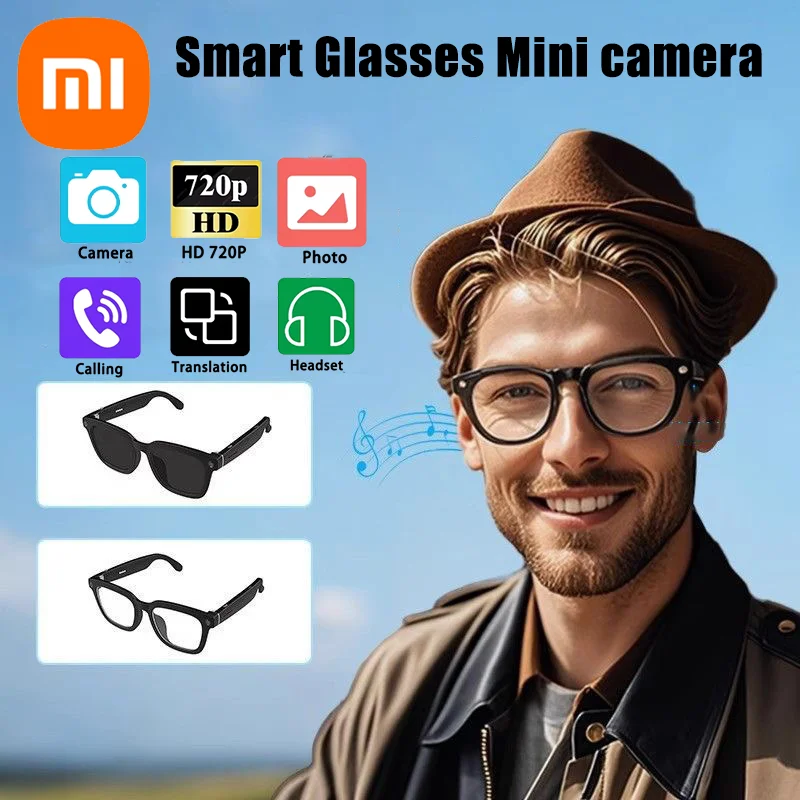 Умные очки Xiaomi AI с камерой, солнцезащитные очки, мини-камера, видеорегистратор, беспроводной Bluetooth-вызов, антисиние очки для мужчин и женщин
Умные очки Xiaomi AI с камерой, солнцезащитные очки, мини-камера, видеорегистратор, беспроводной Bluetooth-вызов, антисиние очки для мужчин и женщин