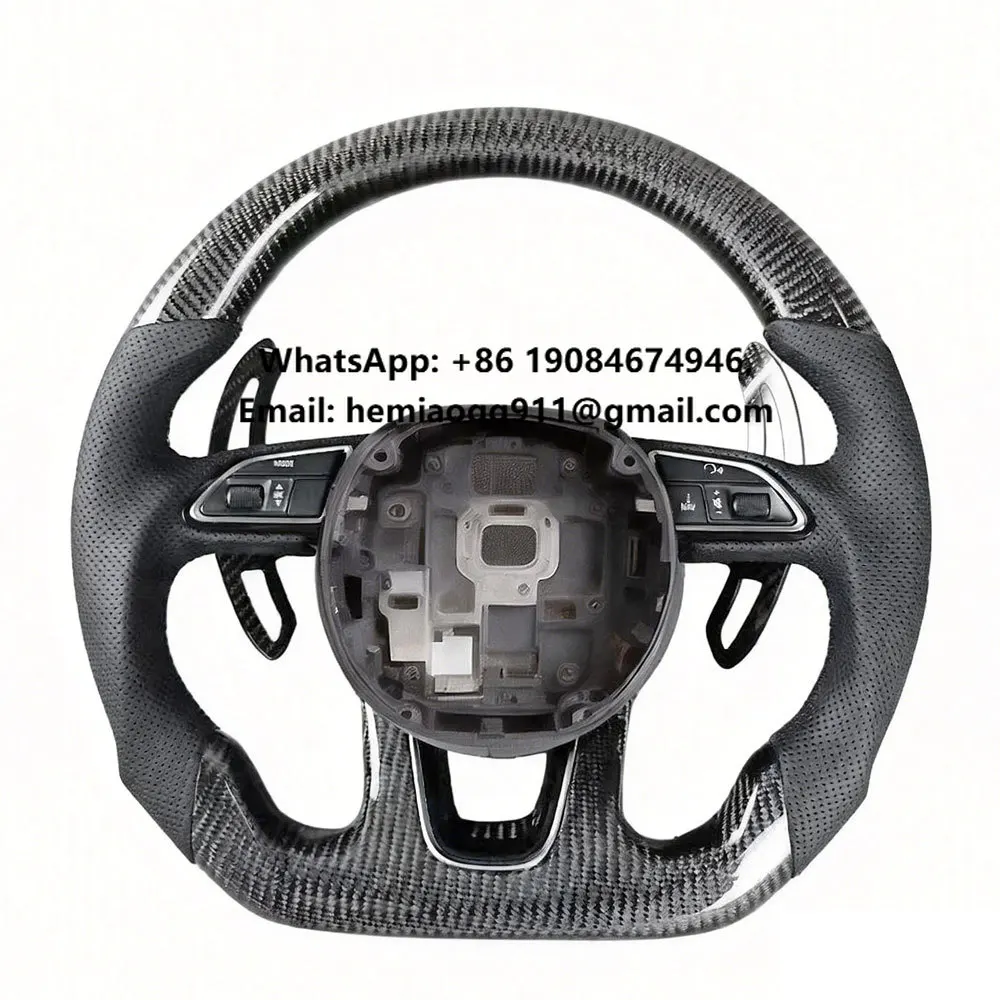 Feixiang Brand for Audi RS3 2022 Customized Leather Modification Carbon Fiber Three-Spoke Sports Car Steering Wheel Guangdong
Feixiang Brand for Audi RS3 2022 Customized Leather Modification Carbon Fiber Three-Spoke Sports Car Steering Wheel Guangdong
