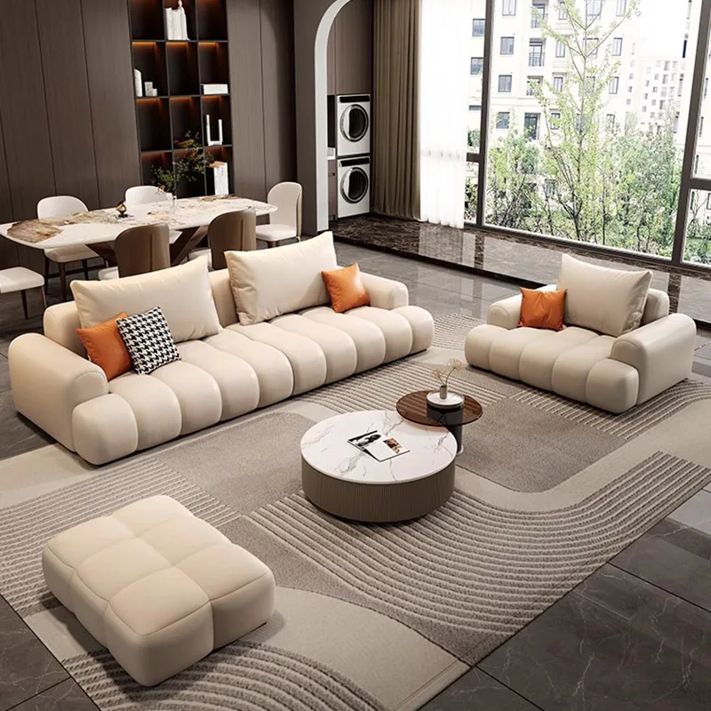 Modern Minimalist Living Room Sofas Cream Double Customized High Quality Couch White Long Sofa Para Sala Living Room Furniture
Modern Minimalist Living Room Sofas Cream Double Customized High Quality Couch White Long Sofa Para Sala Living Room Furniture