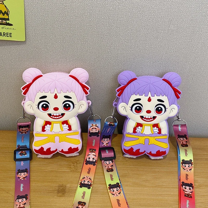 Cute Doll Bag Lady Girls Silica Crossbody Phone Bag Purse Travel Shoulder Handbag Trend NeZha Cartoon Bag Casual Sac A Main
Cute Doll Bag Lady Girls Silica Crossbody Phone Bag Purse Travel Shoulder Handbag Trend NeZha Cartoon Bag Casual Sac A Main