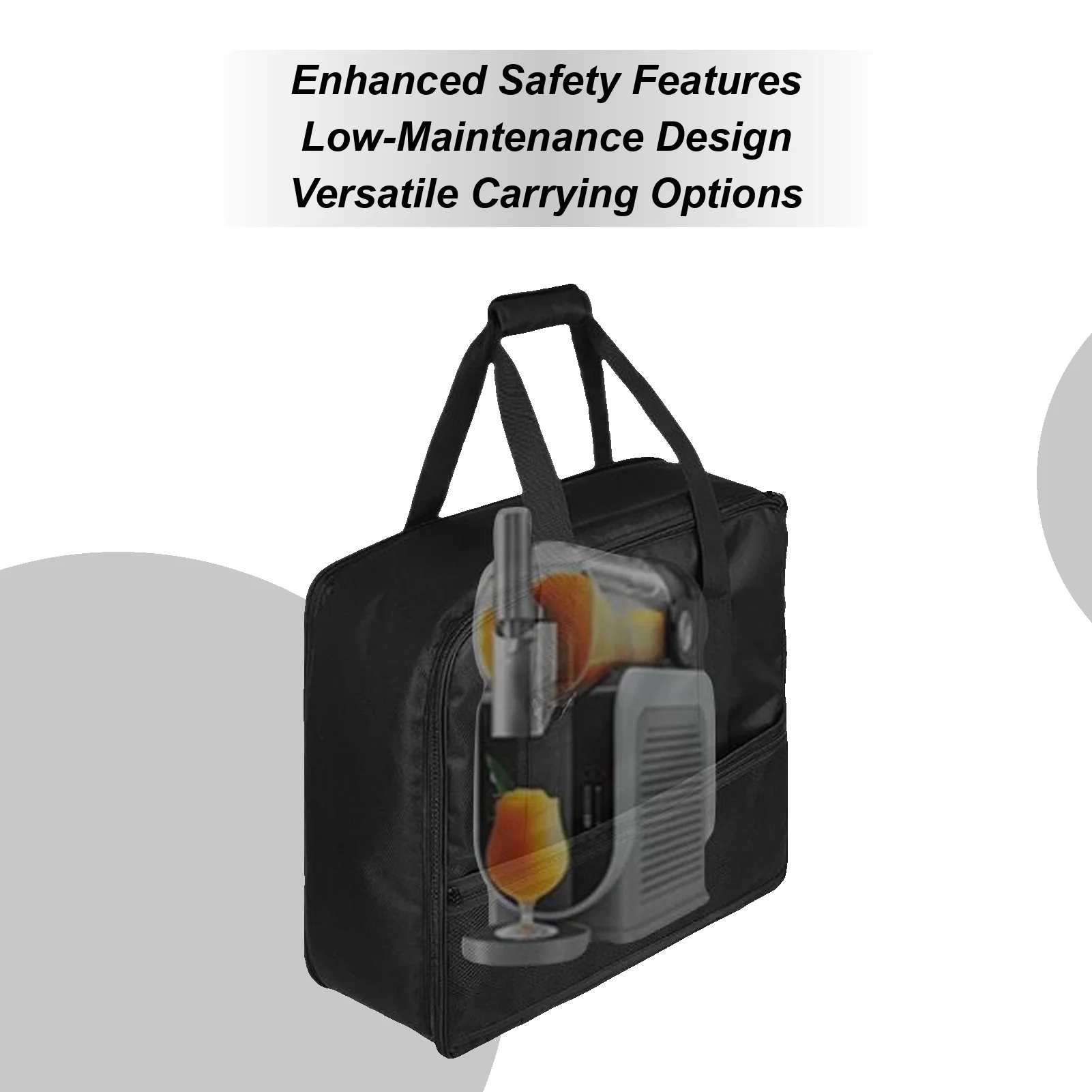 Freezing Drink Maker Carrying Bag Dustproof Travel Case For Freeze Drink Maker Oxford Fabric Travel Storage Pouch Machine
Freezing Drink Maker Carrying Bag Dustproof Travel Case For Freeze Drink Maker Oxford Fabric Travel Storage Pouch Machine