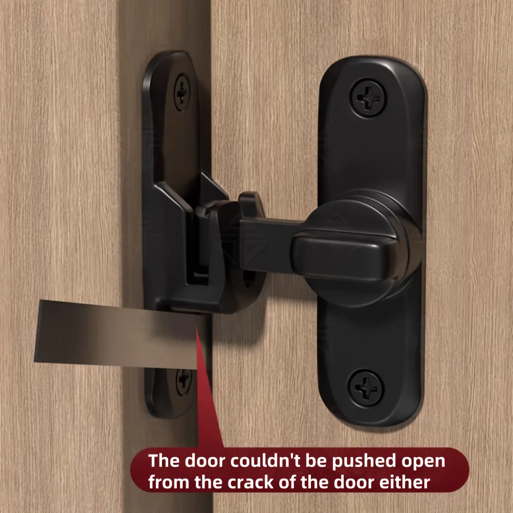 1PCS Security Door Handle Security Latch Lock, Anti-Pry Lock Adjustable Sliding Latch 90°/180° Anti-Pry Lock Catch Household
1PCS Security Door Handle Security Latch Lock, Anti-Pry Lock Adjustable Sliding Latch 90°/180° Anti-Pry Lock Catch Household