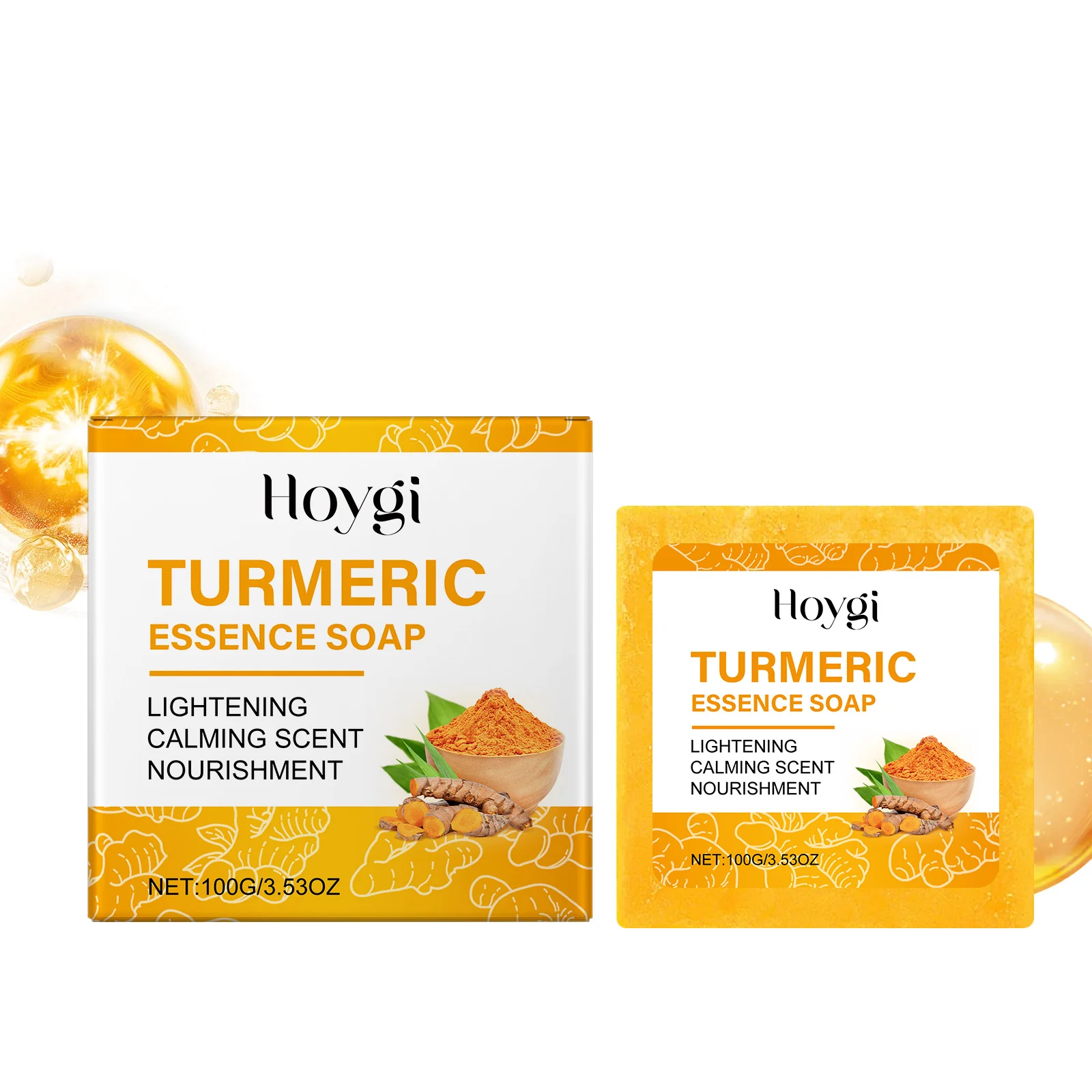 Hoygi Turmeric Cleansing Soap, Gently Cleans And Moisturizes Body Skin Delicate, Clean And Refreshing Cleansing Soap
Hoygi Turmeric Cleansing Soap, Gently Cleans And Moisturizes Body Skin Delicate, Clean And Refreshing Cleansing Soap