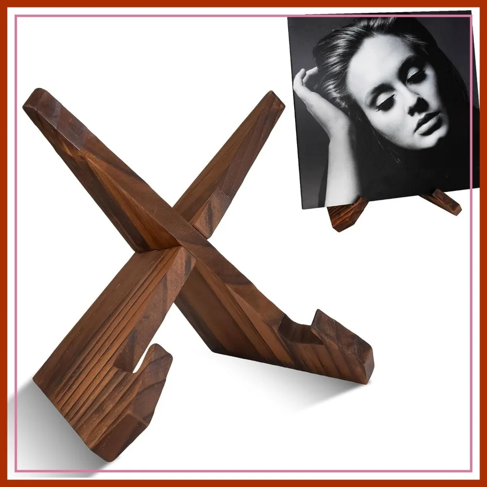 Now Playing Vinyl Record Album Stand - Rustic Brown Handcrafted Solid Wood Display & Storage Holder, Gifts for LP Lovers
Now Playing Vinyl Record Album Stand - Rustic Brown Handcrafted Solid Wood Display & Storage Holder, Gifts for LP Lovers