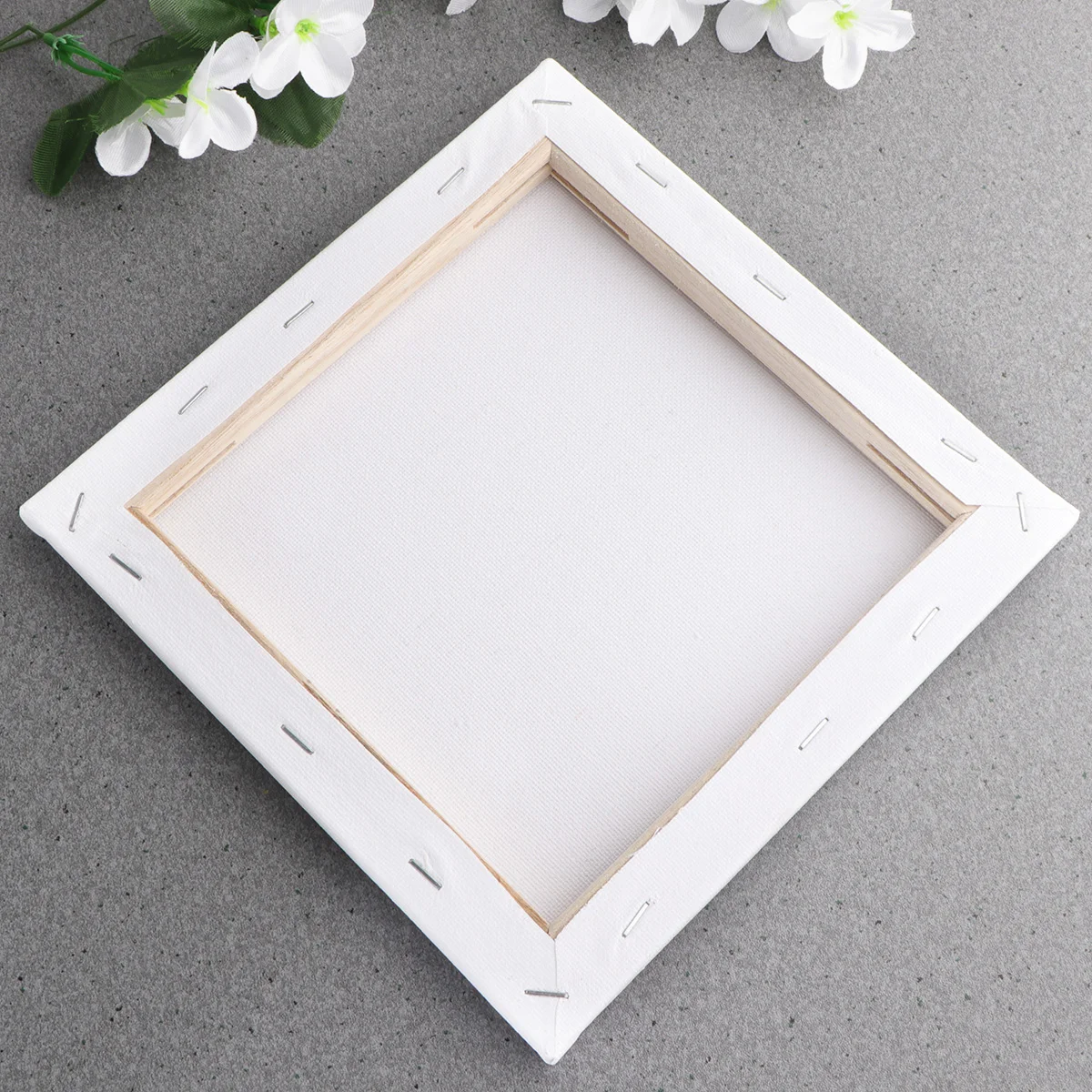 20x20cm Square Shaped Cotton Wood Oil Painting Canvas Custom Solid Wood Artist Stretched Canvas (White)
20x20cm Square Shaped Cotton Wood Oil Painting Canvas Custom Solid Wood Artist Stretched Canvas (White)