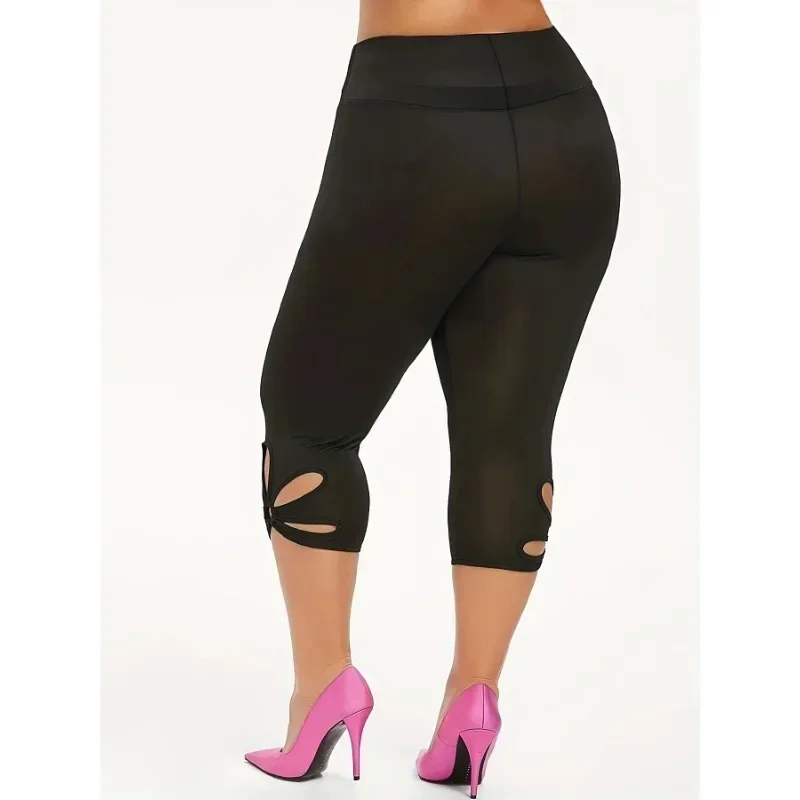 Women Summer Casual Hollowed Out Pants High Waisted Tight Pants Ladies Solid Color Elegant Yoga Cropped Pants
Women Summer Casual Hollowed Out Pants High Waisted Tight Pants Ladies Solid Color Elegant Yoga Cropped Pants