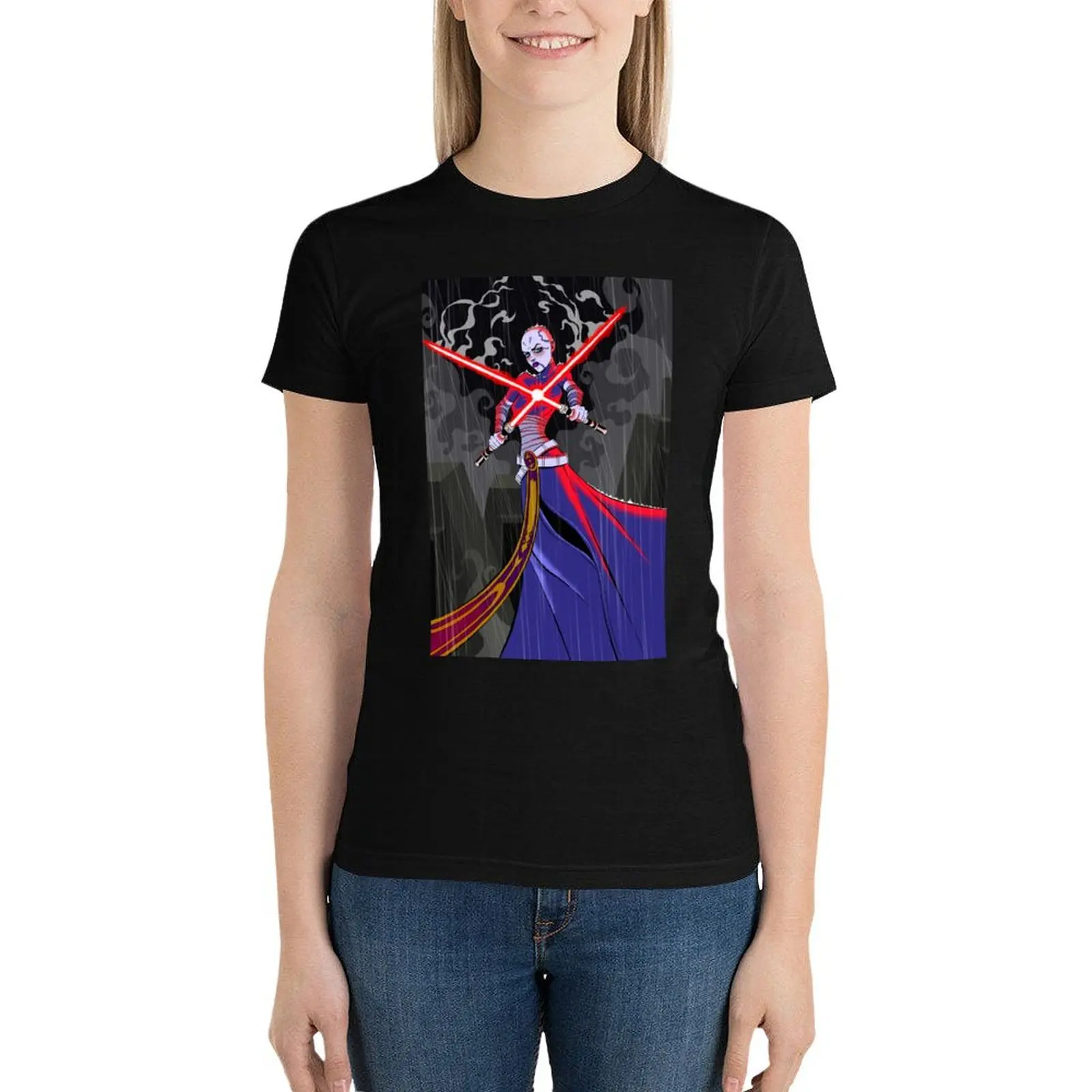 Asajj Ventress T-Shirt hippie clothes kawaii clothes anime clothes summer for Women
Asajj Ventress T-Shirt hippie clothes kawaii clothes anime clothes summer for Women