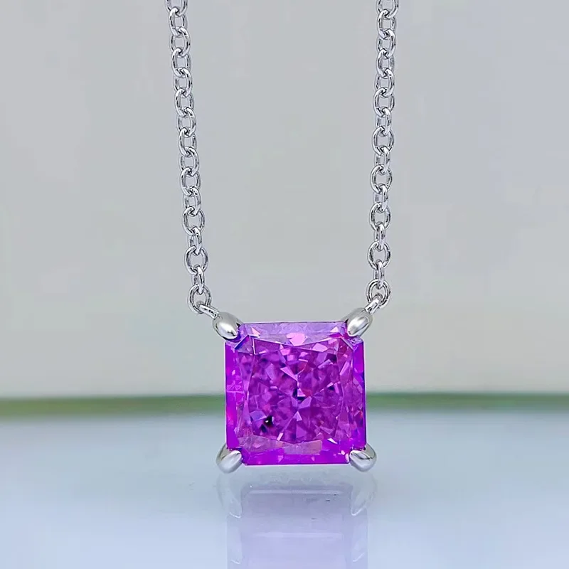 SpringLady 925 Sterling Silver Crushed Ice Cut 8MM Lab Colorful Sapphire Gemstone Pendant Necklace Fine Jewelry
SpringLady 925 Sterling Silver Crushed Ice Cut 8MM Lab Colorful Sapphire Gemstone Pendant Necklace Fine Jewelry