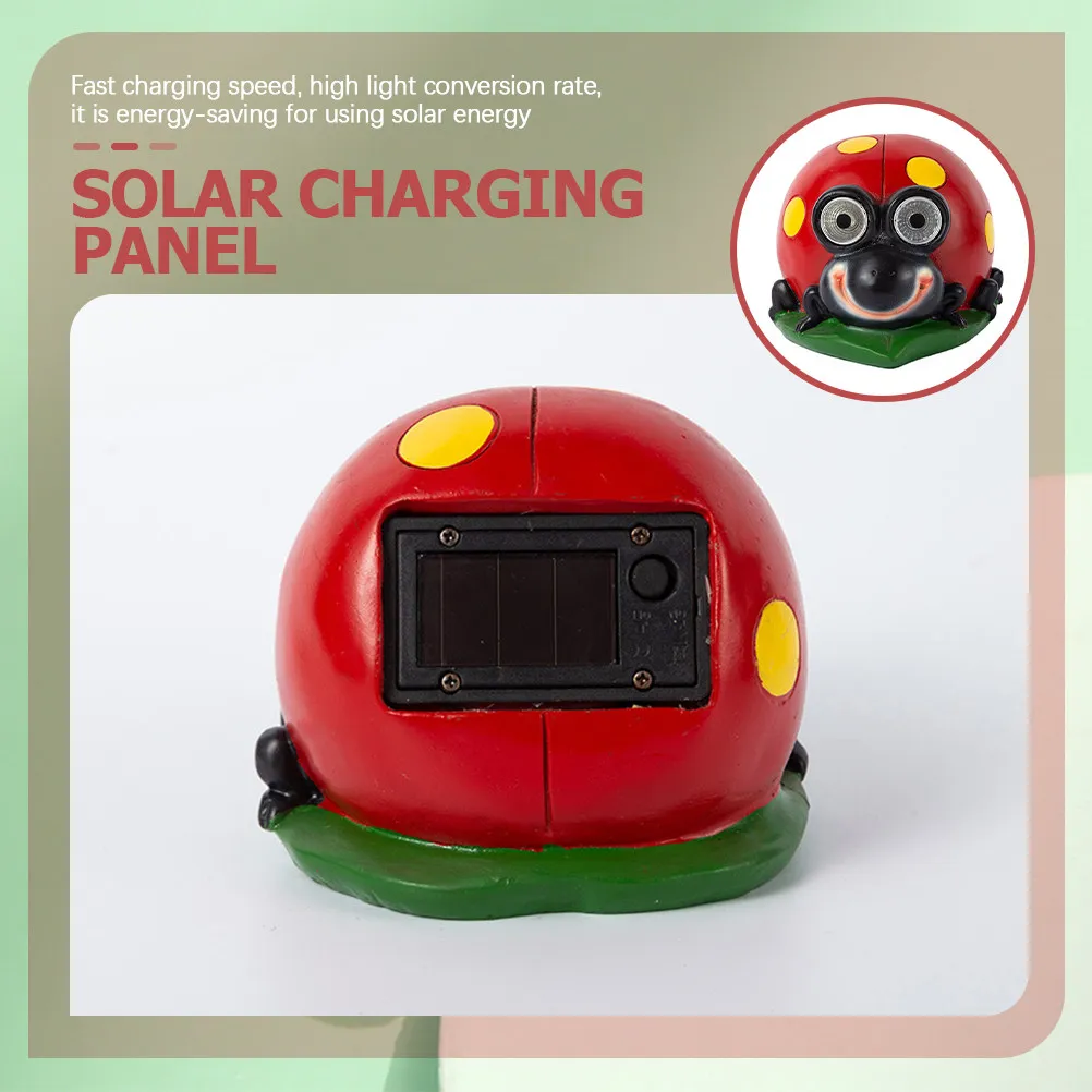 Солнечная садовая фигурка божьей коровки из смолы, декор для газона, уличная скульптура, ландшафтное украшение, солнечные уличные светильники, декоративные.
Солнечная садовая фигурка божьей коровки из смолы, декор для газона, уличная скульптура, ландшафтное украшение, солнечные уличные светильники, декоративные.