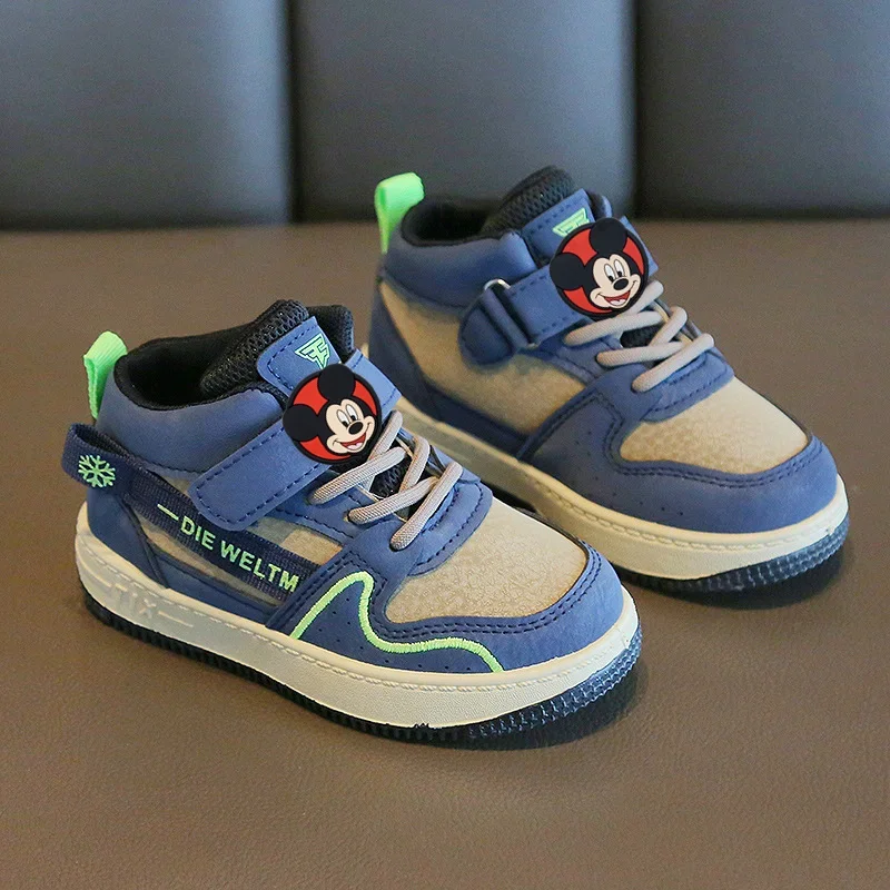 Disney Mickey Minnie Mouse Children Sports Shoes Spring Autumn New Boy Girl Casual Shoes High Top Board Soft Sole Toddler Shoes
Disney Mickey Minnie Mouse Children Sports Shoes Spring Autumn New Boy Girl Casual Shoes High Top Board Soft Sole Toddler Shoes
