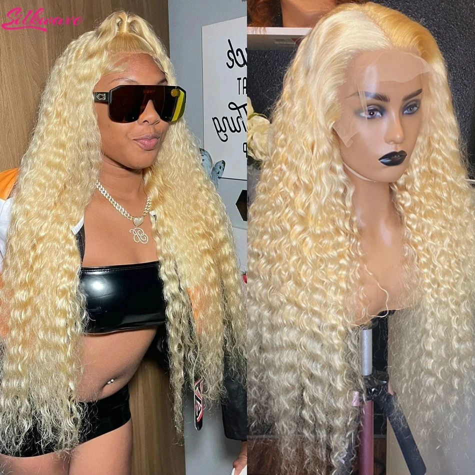 613 Honey Blonde 13x4 HD Deep Wave Transparent Lace Frontal Wigs Brazilian Color Water Curly Human Hair For Women Pre Plucked
613 Honey Blonde 13x4 HD Deep Wave Transparent Lace Frontal Wigs Brazilian Color Water Curly Human Hair For Women Pre Plucked