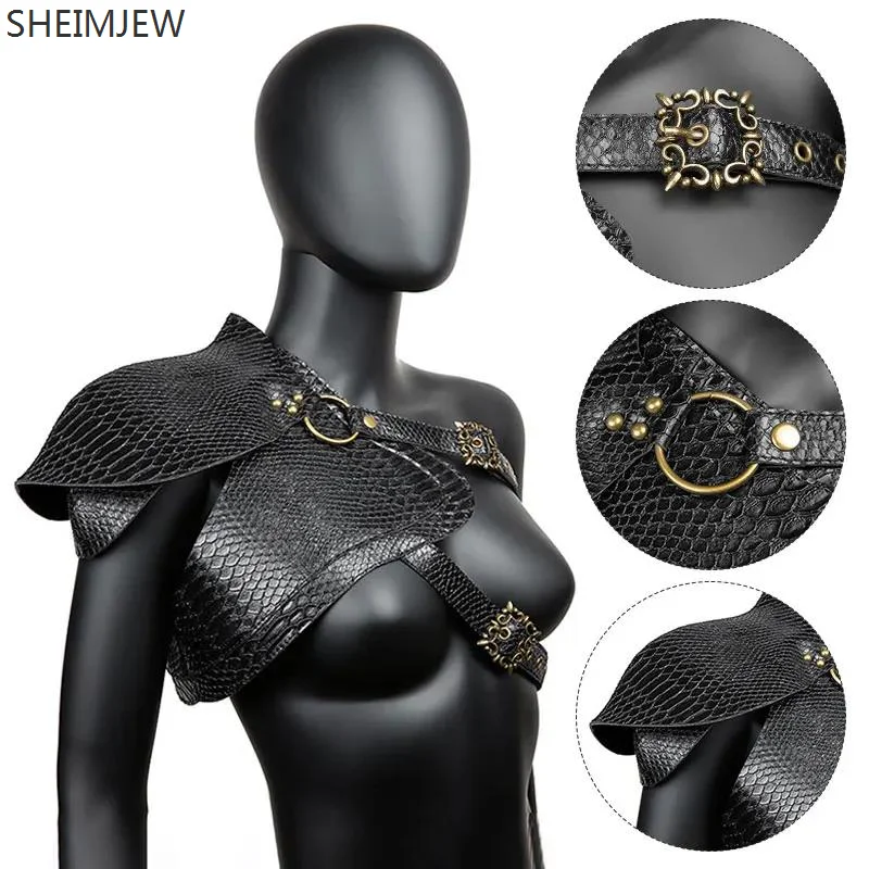 Medieval Viking Women's Armor Vest Steampunk Renaissance Leather Cape Halloween Gothic Cape Men's Costume Party Cosplay Vest
Medieval Viking Women's Armor Vest Steampunk Renaissance Leather Cape Halloween Gothic Cape Men's Costume Party Cosplay Vest