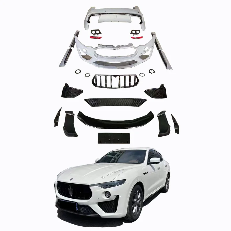 Hot Sales For Maserati Levante 2016-2022 Upgrade Trofeo Style PP Body Kit Front Bumper Rear Bumper Door Plank Grille
Hot Sales For Maserati Levante 2016-2022 Upgrade Trofeo Style PP Body Kit Front Bumper Rear Bumper Door Plank Grille