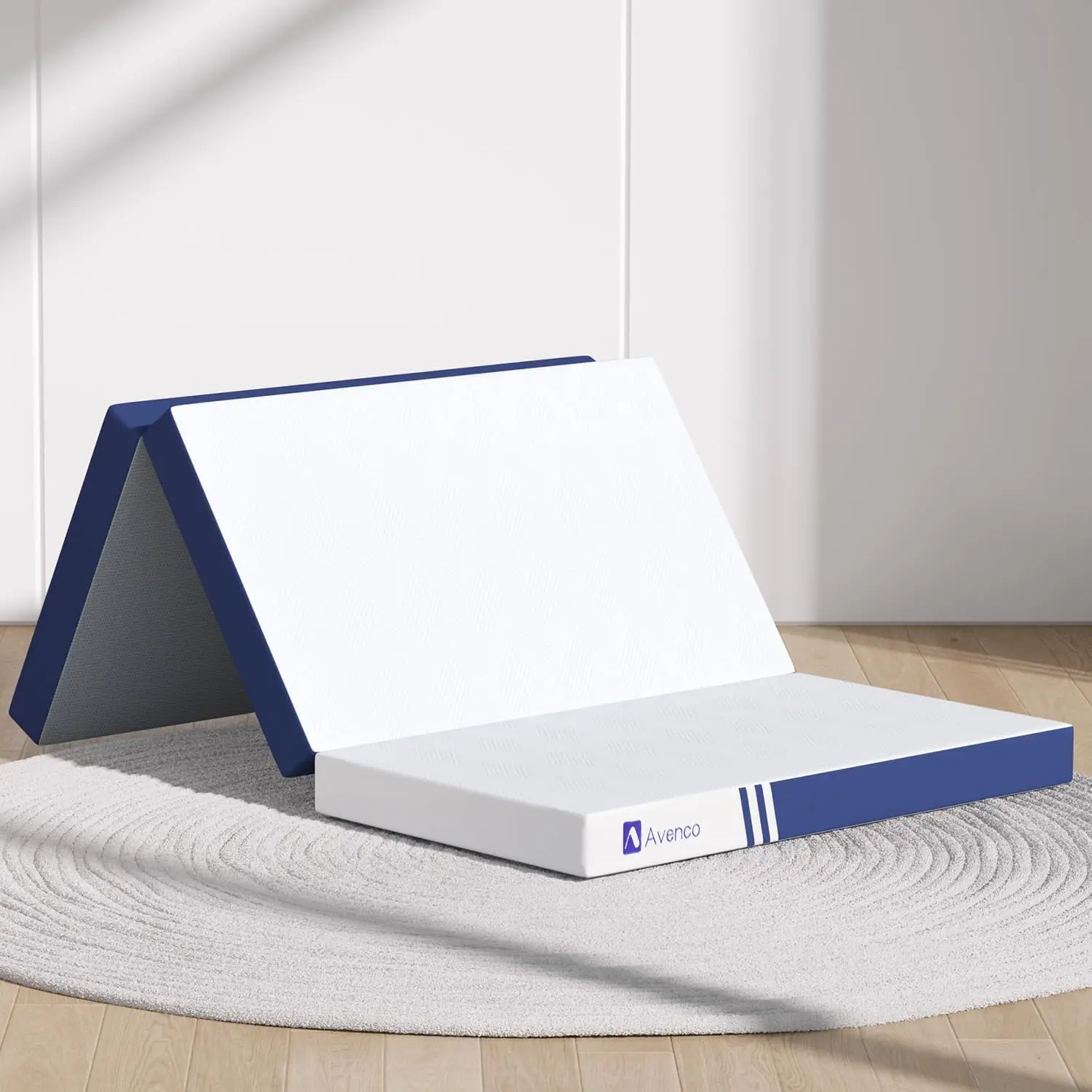 Twin Size Foldable Mattress Topper 4 Inch Memory Foam, Trifold Mattress with Removable Cover, Portable for Guest/Camping/Travel
Twin Size Foldable Mattress Topper 4 Inch Memory Foam, Trifold Mattress with Removable Cover, Portable for Guest/Camping/Travel