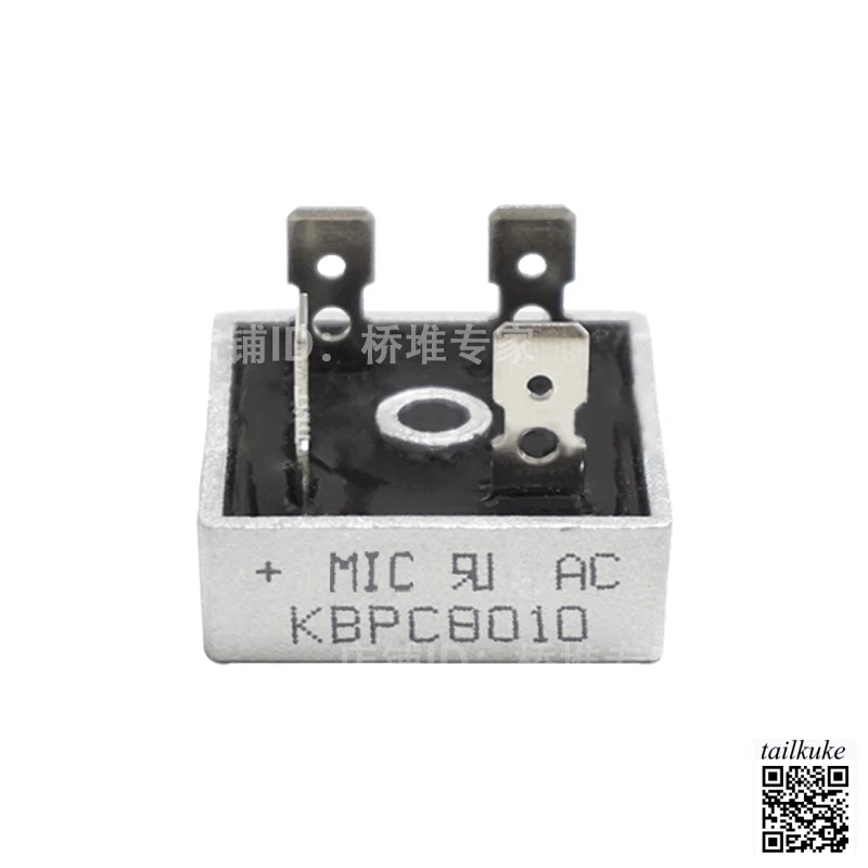Large-volume MIC Rectifier Bridge Rectifier KBPC8010, Bridge Rectifier KBPC50A 60A 80A 1000V
Large-volume MIC Rectifier Bridge Rectifier KBPC8010, Bridge Rectifier KBPC50A 60A 80A 1000V